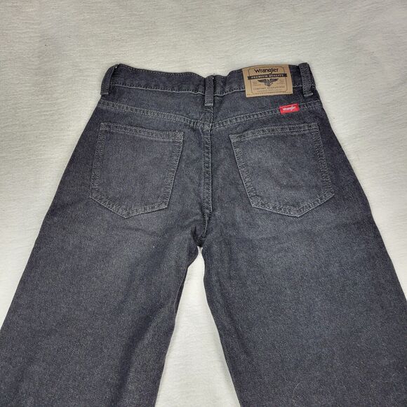 Wrangler Jeans Boys Regular Black Sz 8 Regular Denim Pants Kids School Lot of 2 - Picture 14 of 16